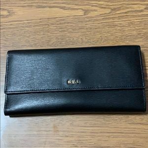 Lauren Ralph Lauren large black wallet